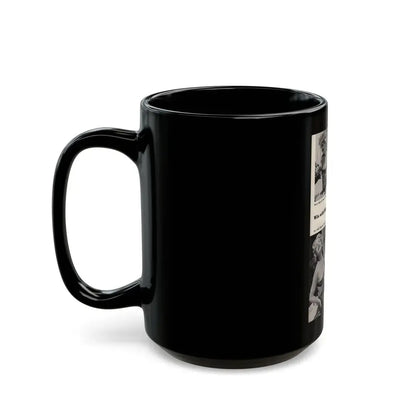 Lee Wilson #19 - Pages 1 of 1 Featuring, Lee+3 B&W Photos from PICTURE SCOPE Digest Mag. May '57 (Vintage Female Icon) Black Coffee Mug - Go Mug Yourself