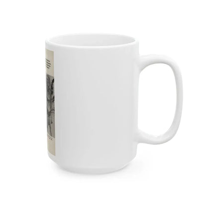 Lee Wilson #19 - Pages 1 of 1 Featuring, Lee+3 B&W Photos from PICTURE SCOPE Digest Mag. May '57 (Vintage Female Icon) White Coffee Mug - Go Mug Yourself