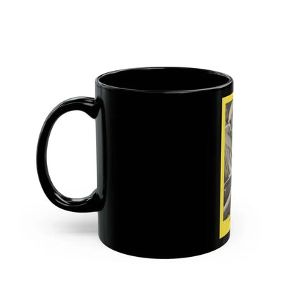Lee Wilson #20 - Lee on back of PICTURE SCOPE Digest Mag. May '57 (Vintage Female Icon) Black Coffee Mug - Go Mug Yourself