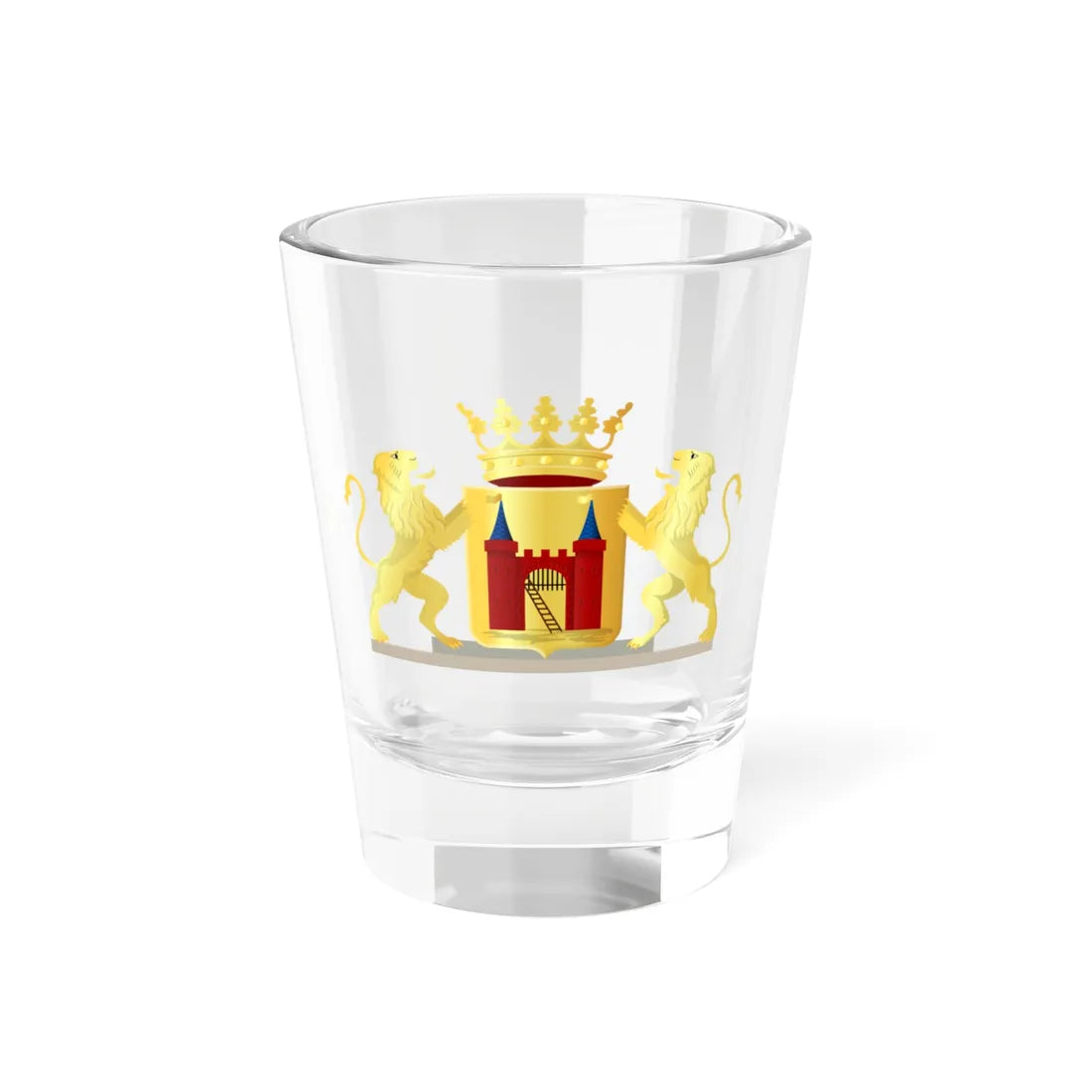 Leerdam wapen 1816 (Netherlands) (Coat of Arms) Shot Glass 1.5oz 1.5oz - Go Mug Yourself