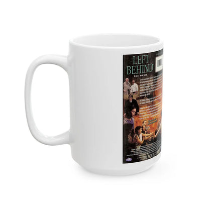 LEFT BEHIND (VHS COVER) - White Coffee Mug-Go Mug Yourself