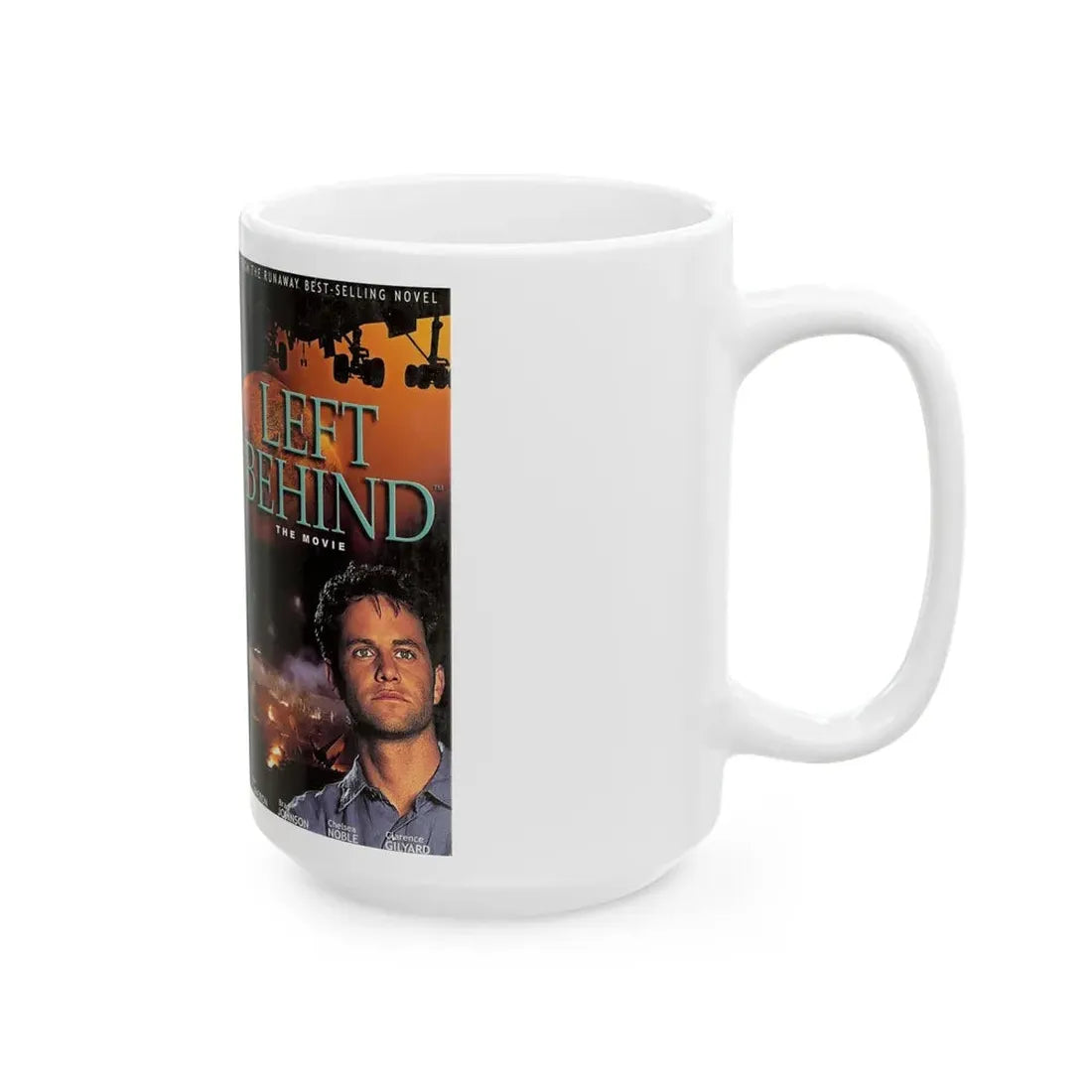 LEFT BEHIND (VHS COVER) - White Coffee Mug - Go Mug Yourself