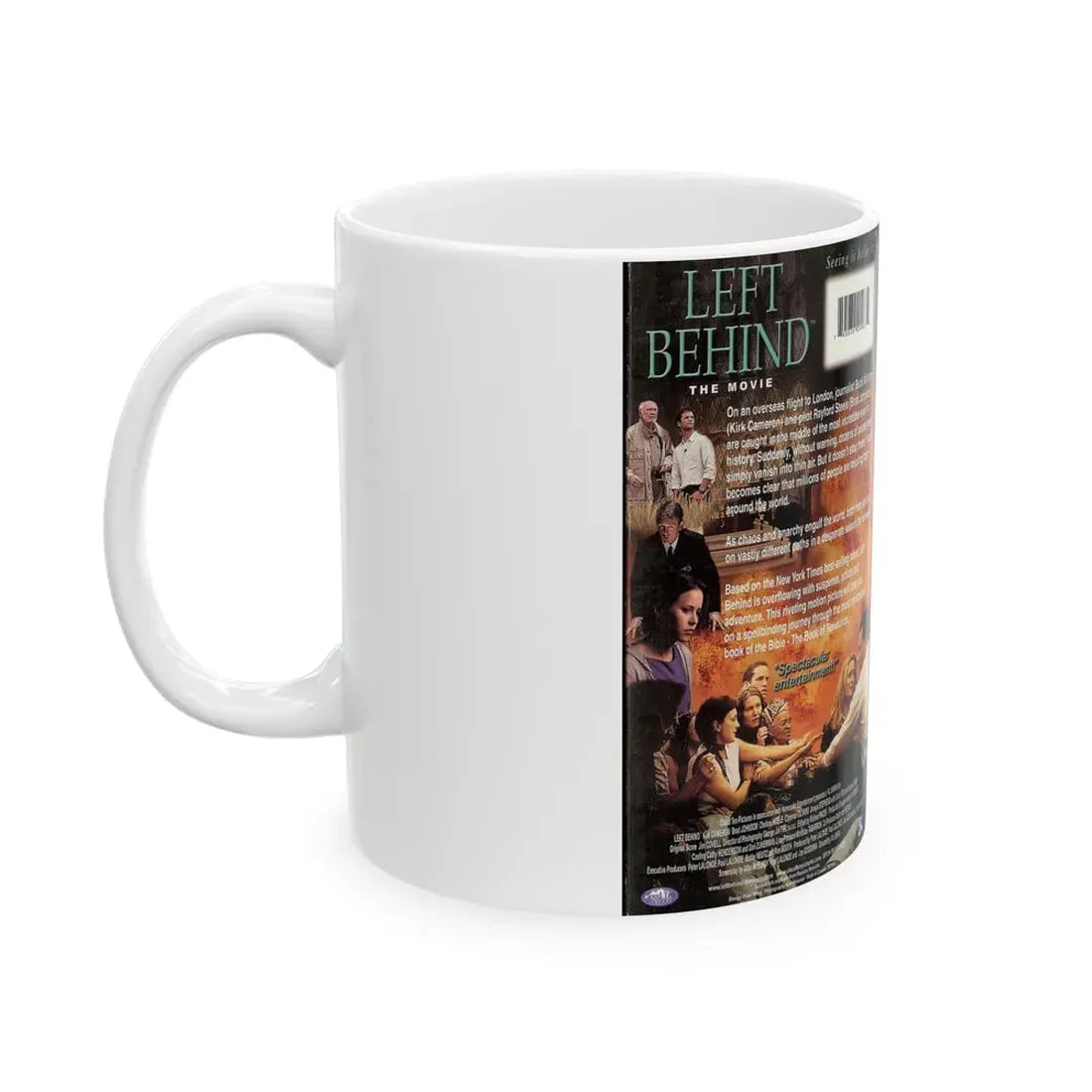 LEFT BEHIND (VHS COVER) - White Coffee Mug - Go Mug Yourself