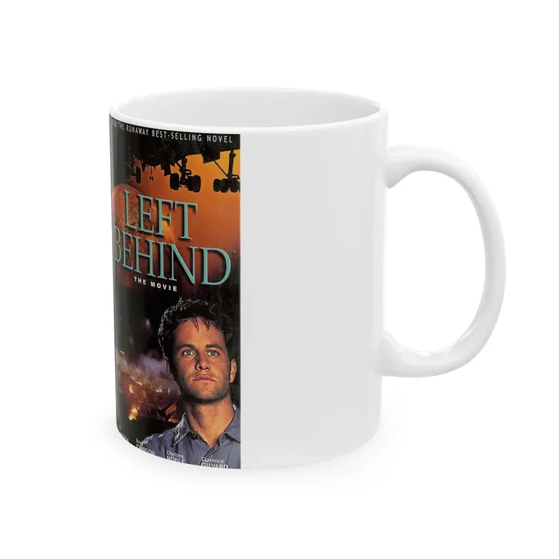 LEFT BEHIND (VHS COVER) - White Coffee Mug - Go Mug Yourself