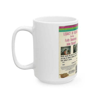 LEGACY OF BLOOD (VHS COVER) - White Coffee Mug-Go Mug Yourself