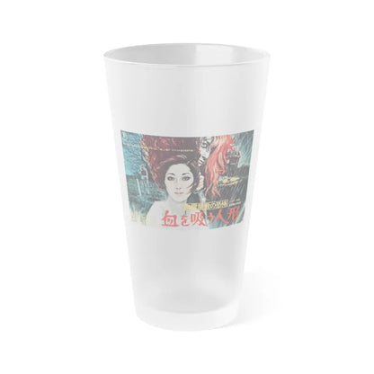 LEGACY OF DRACULA 1970 Movie Poster - Frosted Pint Glass 16oz-16oz-Frosted-Go Mug Yourself