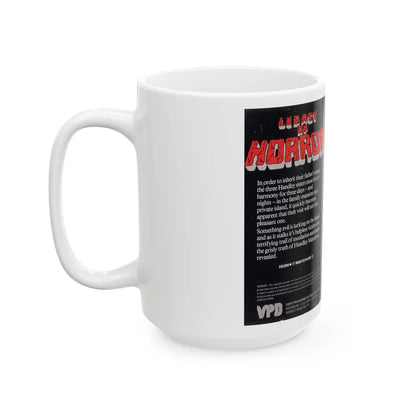 LEGACY OF HORROR (VHS COVER) - White Coffee Mug-Go Mug Yourself