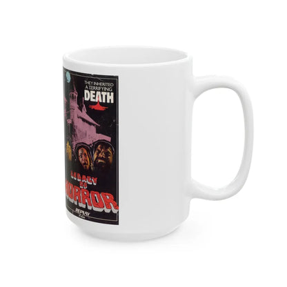 LEGACY OF HORROR (VHS COVER) - White Coffee Mug-Go Mug Yourself