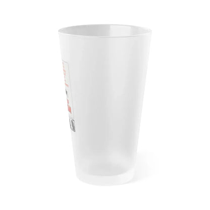 LEGACY OF SATAN + BLOOD 1974 Movie Poster - Frosted Pint Glass 16oz - Go Mug Yourself