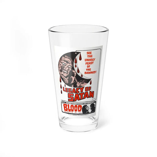 LEGACY OF SATAN + BLOOD 1974 Movie Poster - Pint Glass 16oz-16oz-Go Mug Yourself