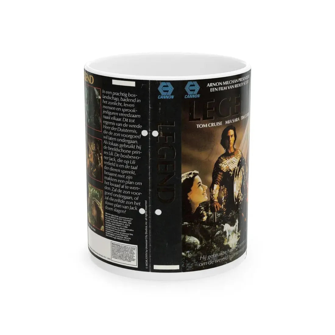 LEGEND NETHERLANDS (VHS COVER) - White Coffee Mug 11oz - Go Mug Yourself