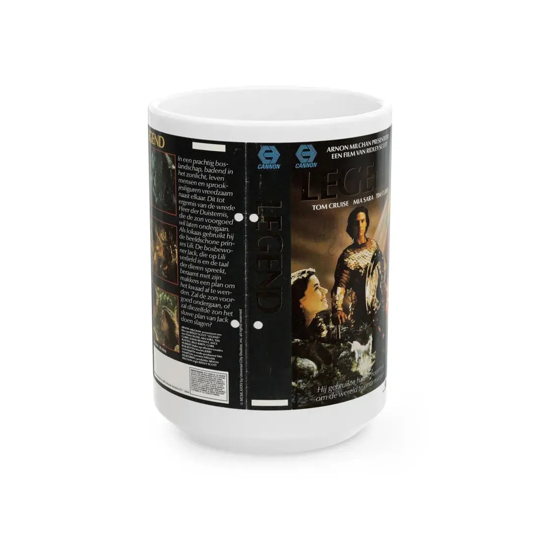 LEGEND NETHERLANDS (VHS COVER) - White Coffee Mug 15oz - Go Mug Yourself