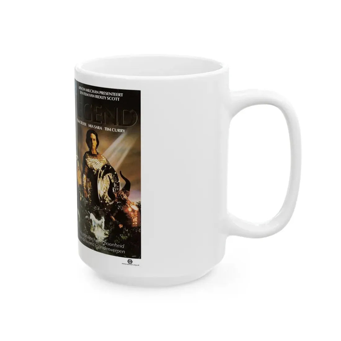 LEGEND NETHERLANDS (VHS COVER) - White Coffee Mug - Go Mug Yourself