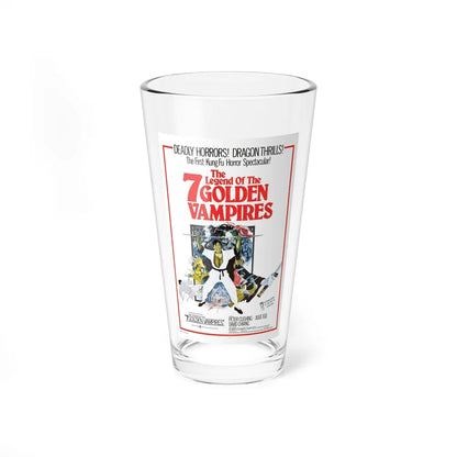 LEGEND OF THE 7 GOLDEN VAMPIRES 1974 Movie Poster - Pint Glass 16oz-16oz-Go Mug Yourself