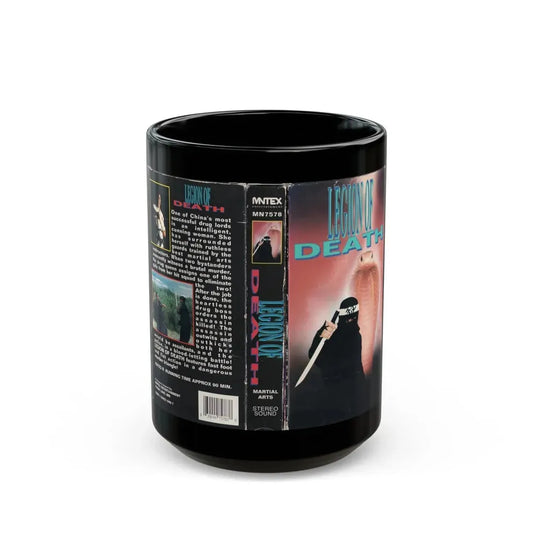LEGION OF DEATH (VHS COVER) - Black Coffee Mug 15oz - Go Mug Yourself