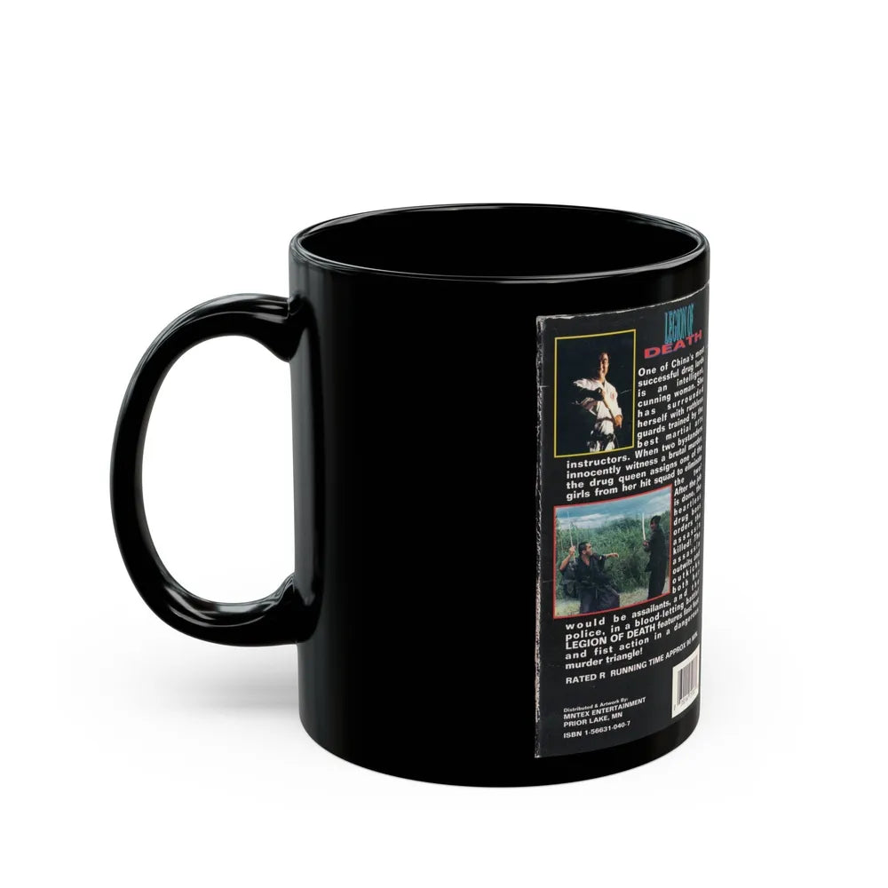 LEGION OF DEATH (VHS COVER) - Black Coffee Mug-Go Mug Yourself