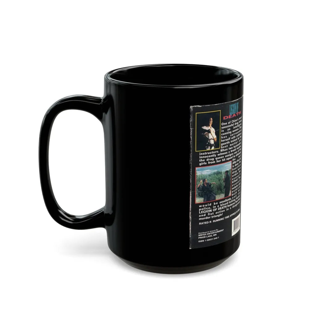 LEGION OF DEATH (VHS COVER) - Black Coffee Mug-Go Mug Yourself