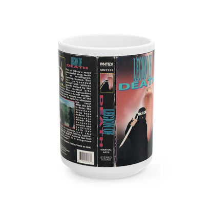 LEGION OF DEATH (VHS COVER) - White Coffee Mug-15oz-Go Mug Yourself