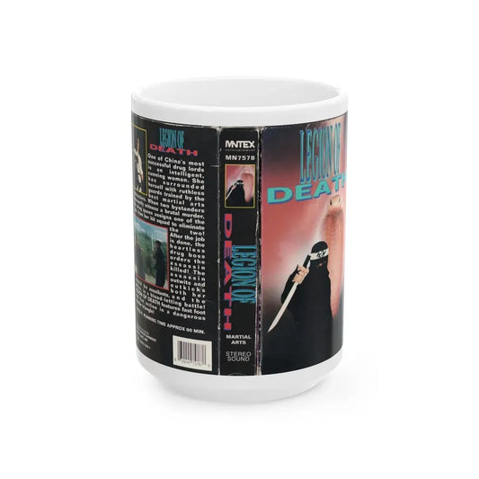 LEGION OF DEATH (VHS COVER) - White Coffee Mug 15oz - Go Mug Yourself