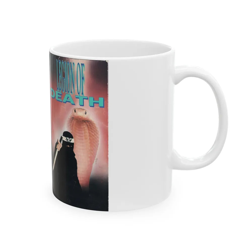 LEGION OF DEATH (VHS COVER) - White Coffee Mug-Go Mug Yourself