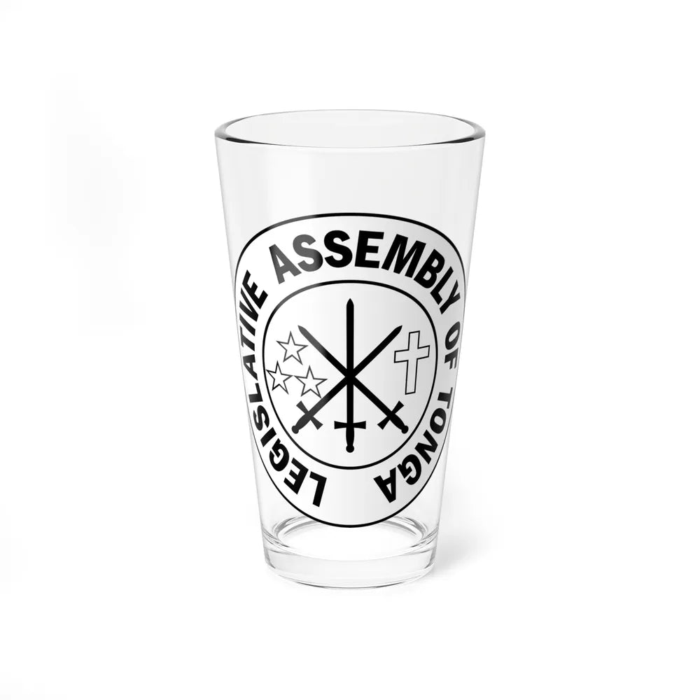 Legislative Assembly of Tonga - Pint Glass 16oz-16oz-Go Mug Yourself