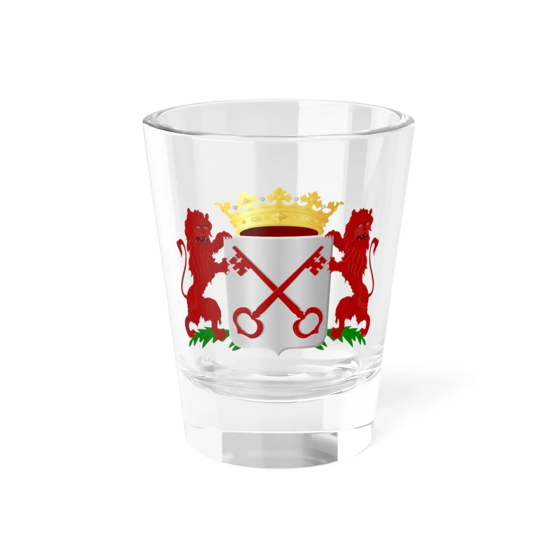 Leiden wapen 1816 (Netherlands) (Coat of Arms) Shot Glass 1.5oz 1.5oz - Go Mug Yourself