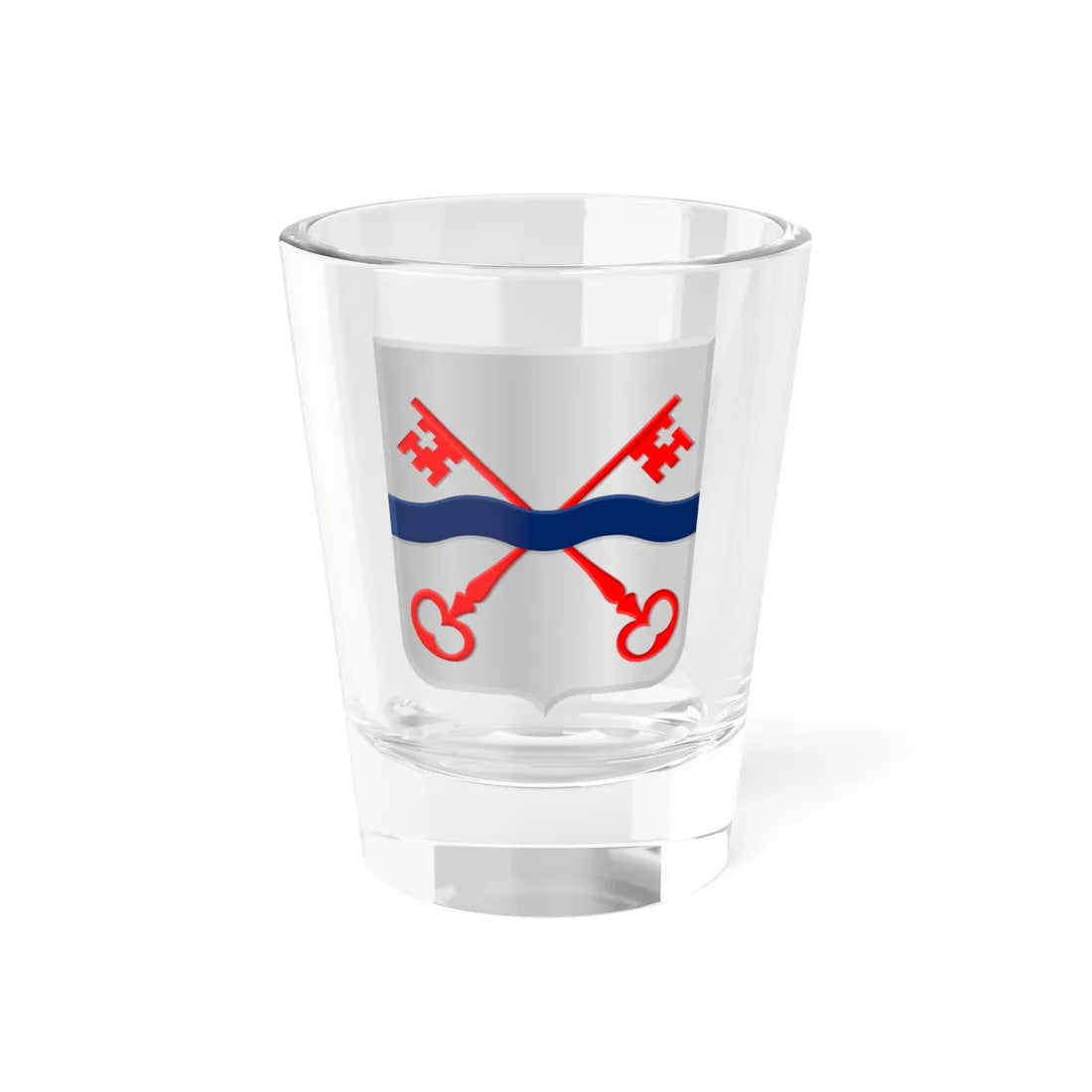 Leiderdorp wapen (Netherlands) (Coat of Arms) Shot Glass 1.5oz 1.5oz - Go Mug Yourself