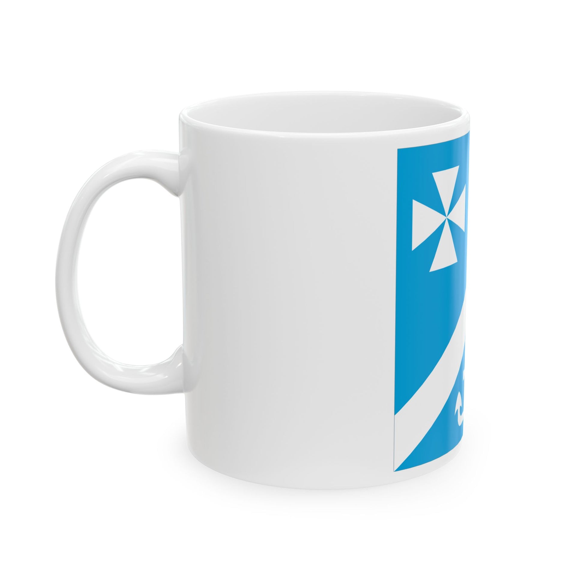 Leisi lipp 2 (Estonia) White Coffee Mug-Go Mug Yourself