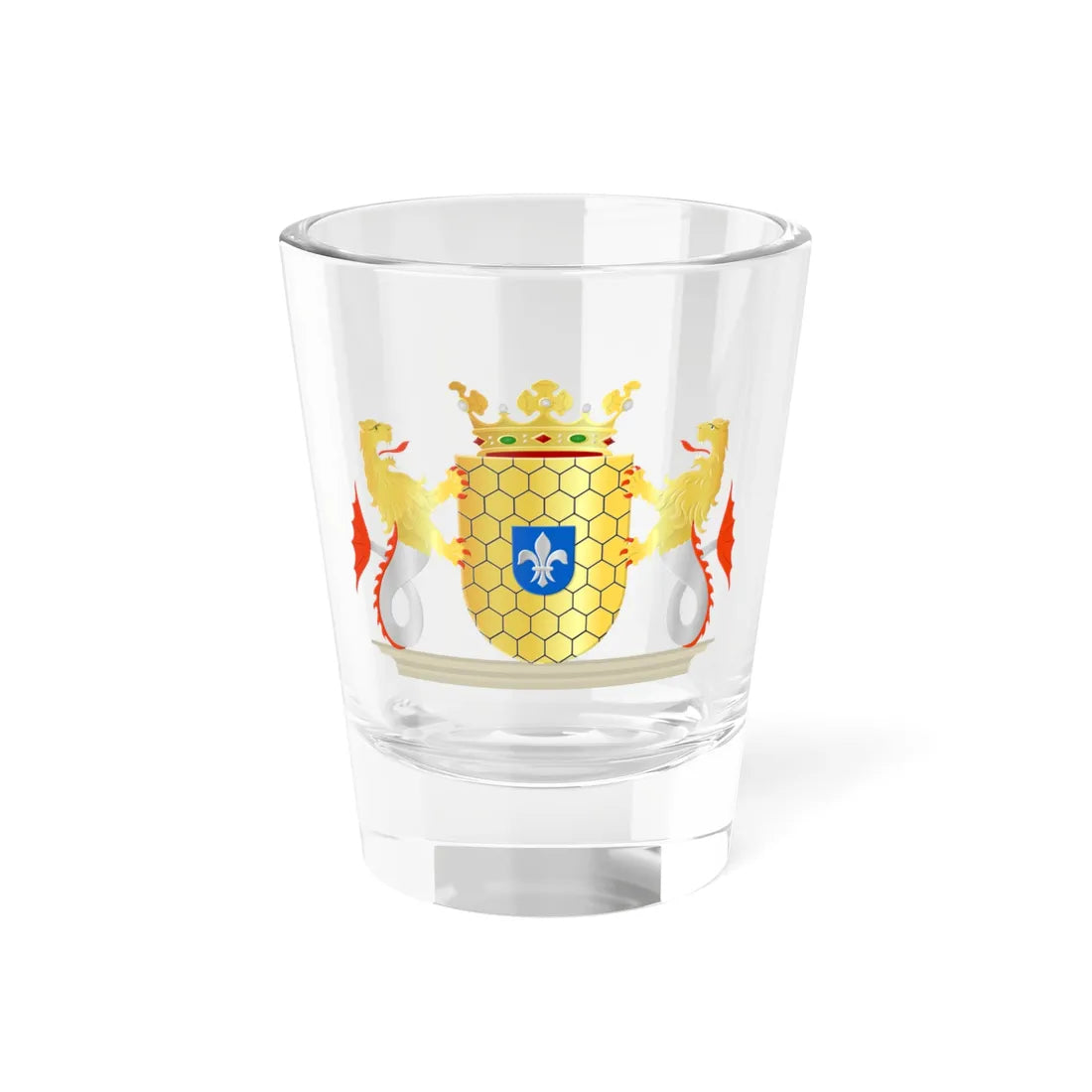 Lelystad wapen (Netherlands) (Coat of Arms) Shot Glass 1.5oz 1.5oz - Go Mug Yourself