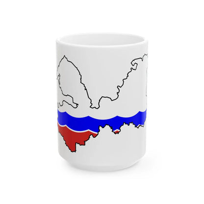 Lenin-obl-geo-stub (Russia) White Coffee Mug 15oz - Go Mug Yourself