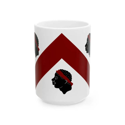 Lennik vlag (Belgium) White Coffee Mug 15oz - Go Mug Yourself