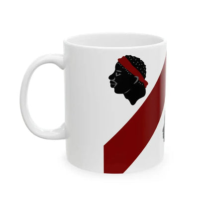 Lennik vlag (Belgium) White Coffee Mug - Go Mug Yourself