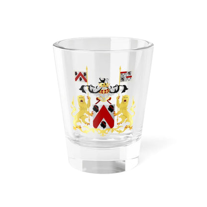 Lennik wapen (Belgium) (Coat of Arms) Shot Glass 1.5oz 1.5oz - Go Mug Yourself