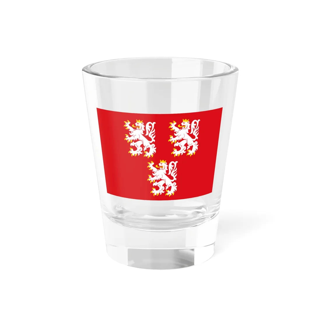 Lens vlag (Belgium) Shot Glass 1.5oz 1.5oz - Go Mug Yourself