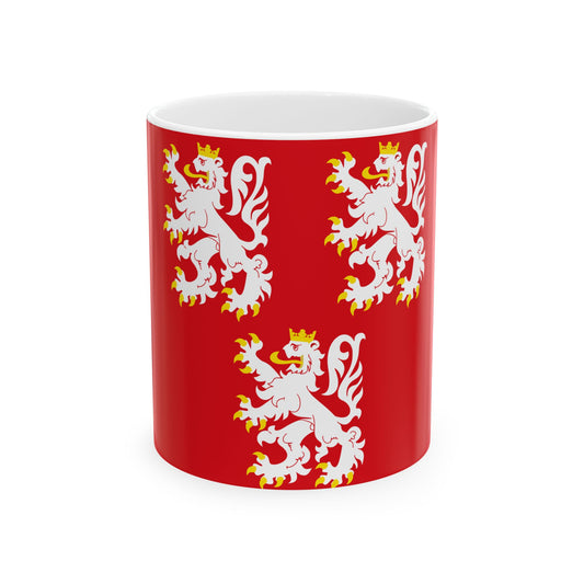 Lens vlag (Belgium) White Coffee Mug-11oz-Go Mug Yourself