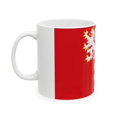 Lens vlag (Belgium) White Coffee Mug - Go Mug Yourself