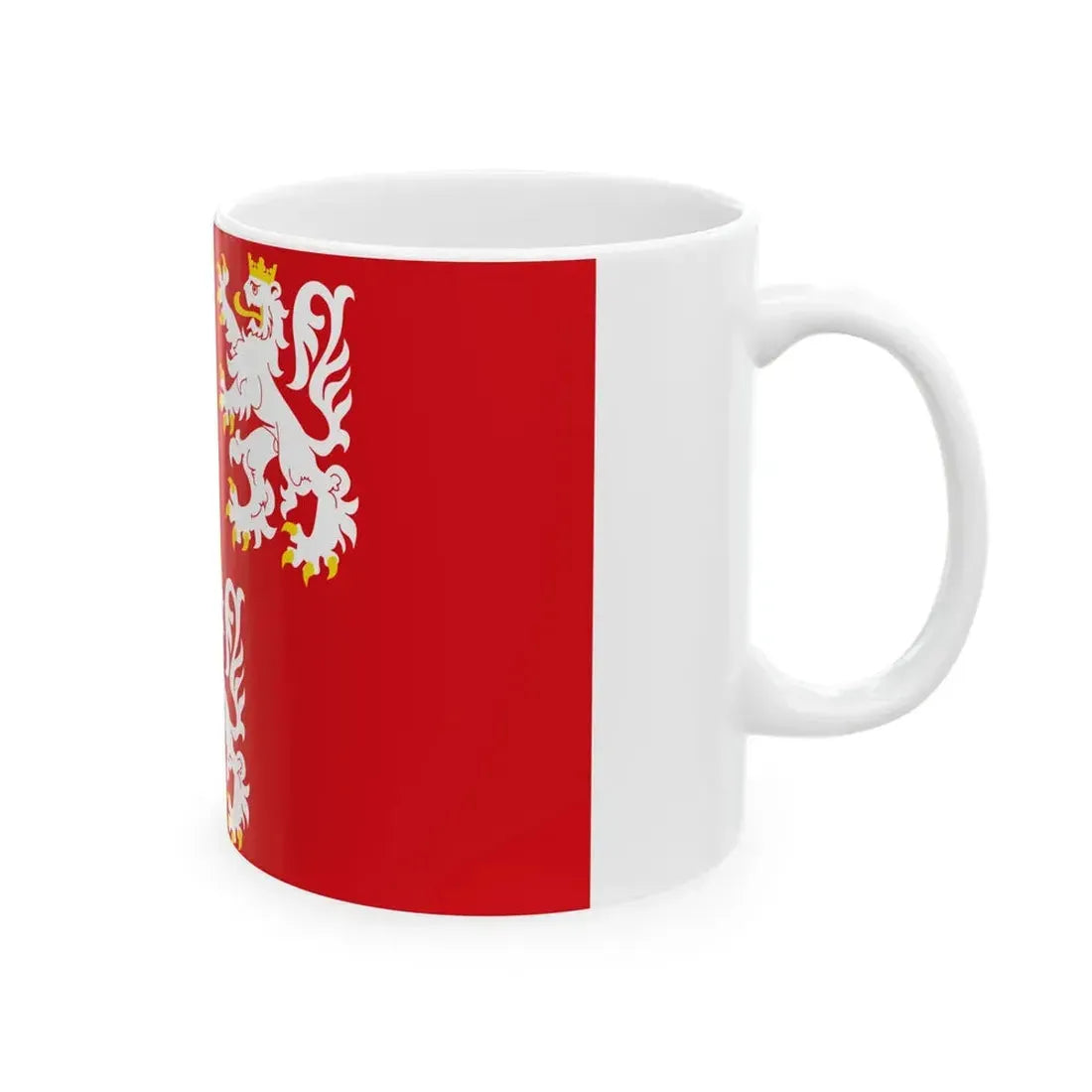 Lens vlag (Belgium) White Coffee Mug - Go Mug Yourself