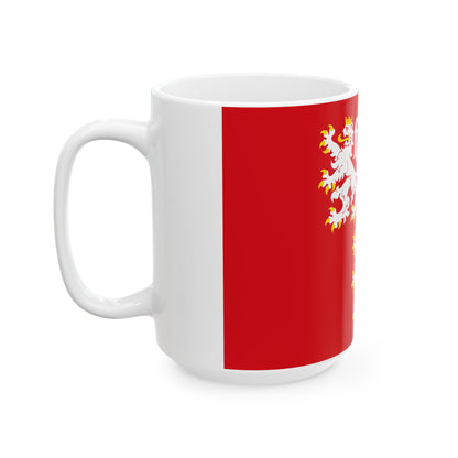 Lens vlag (Belgium) White Coffee Mug-Go Mug Yourself