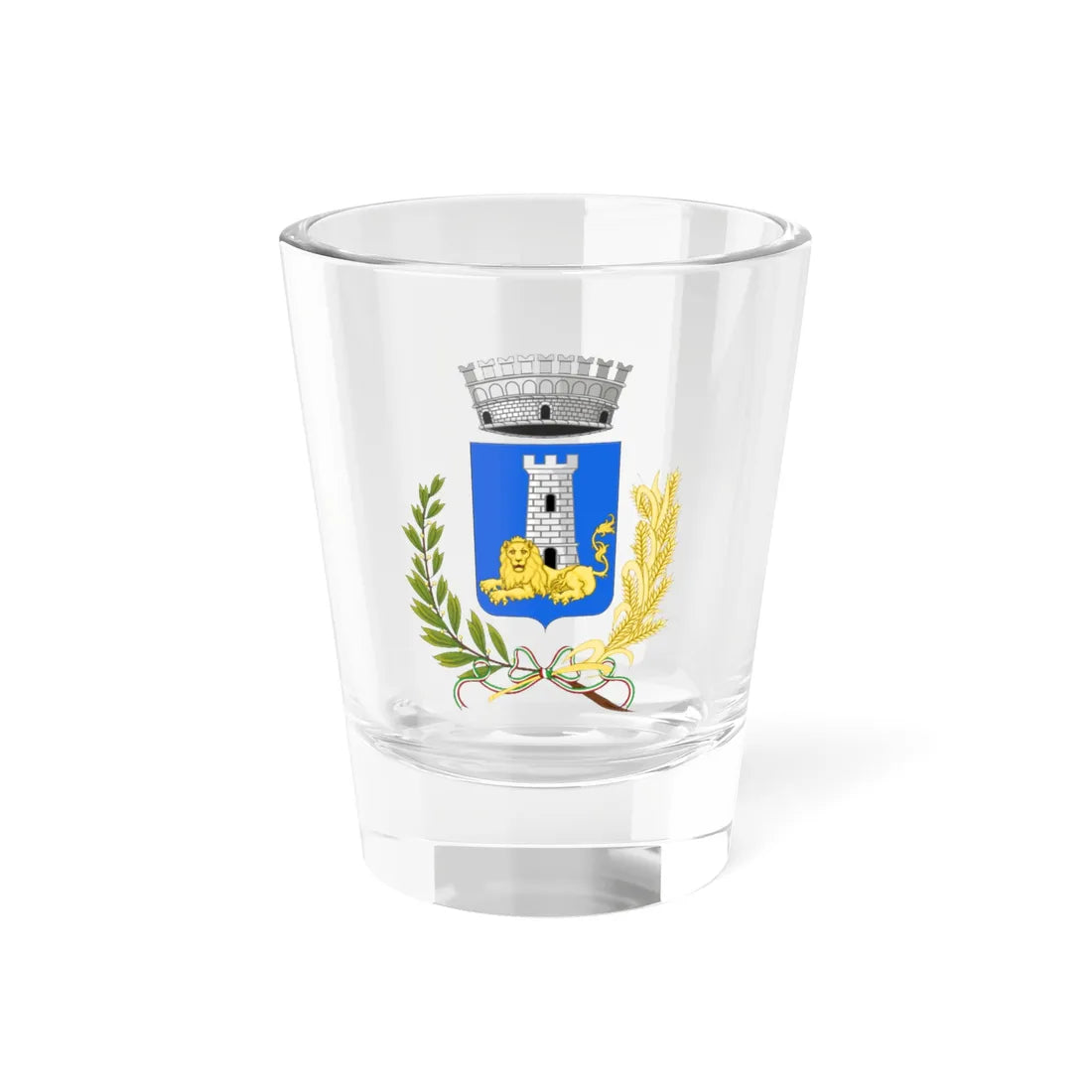 Lentini-Stemma (Italy) (Coat of Arms) Shot Glass 1.5oz 1.5oz - Go Mug Yourself