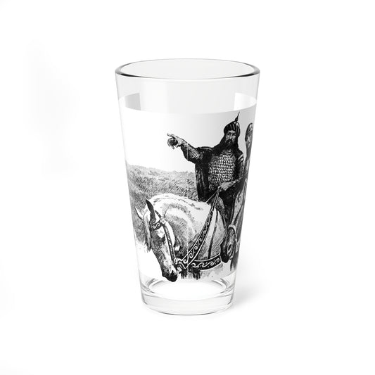 Leopards Are for England (1), Blue Book Magazine, March 1947 - Pint Glass 16oz-16oz-Go Mug Yourself