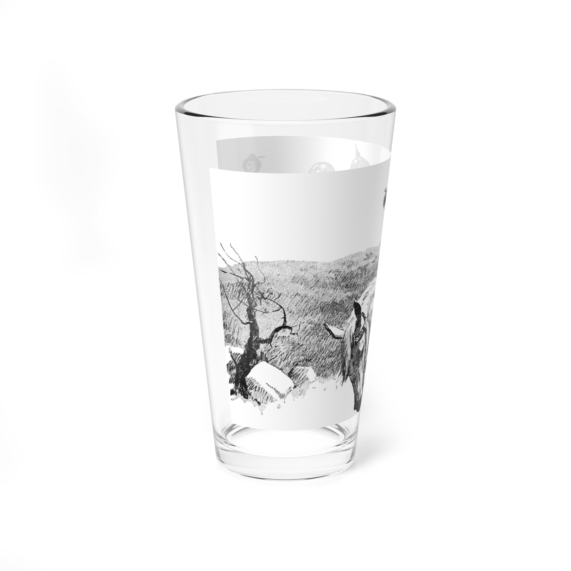 Leopards Are for England (1), Blue Book Magazine, March 1947 - Pint Glass 16oz-Go Mug Yourself