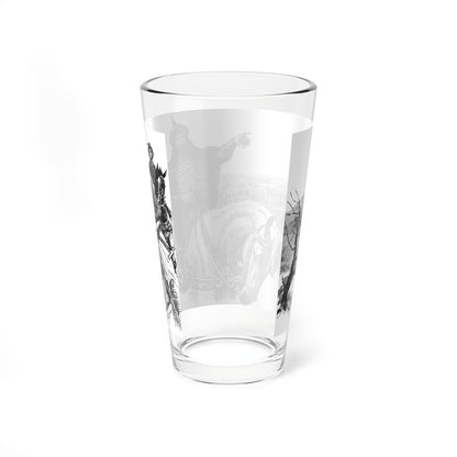 Leopards Are for England (1), Blue Book Magazine, March 1947 - Pint Glass 16oz-Go Mug Yourself