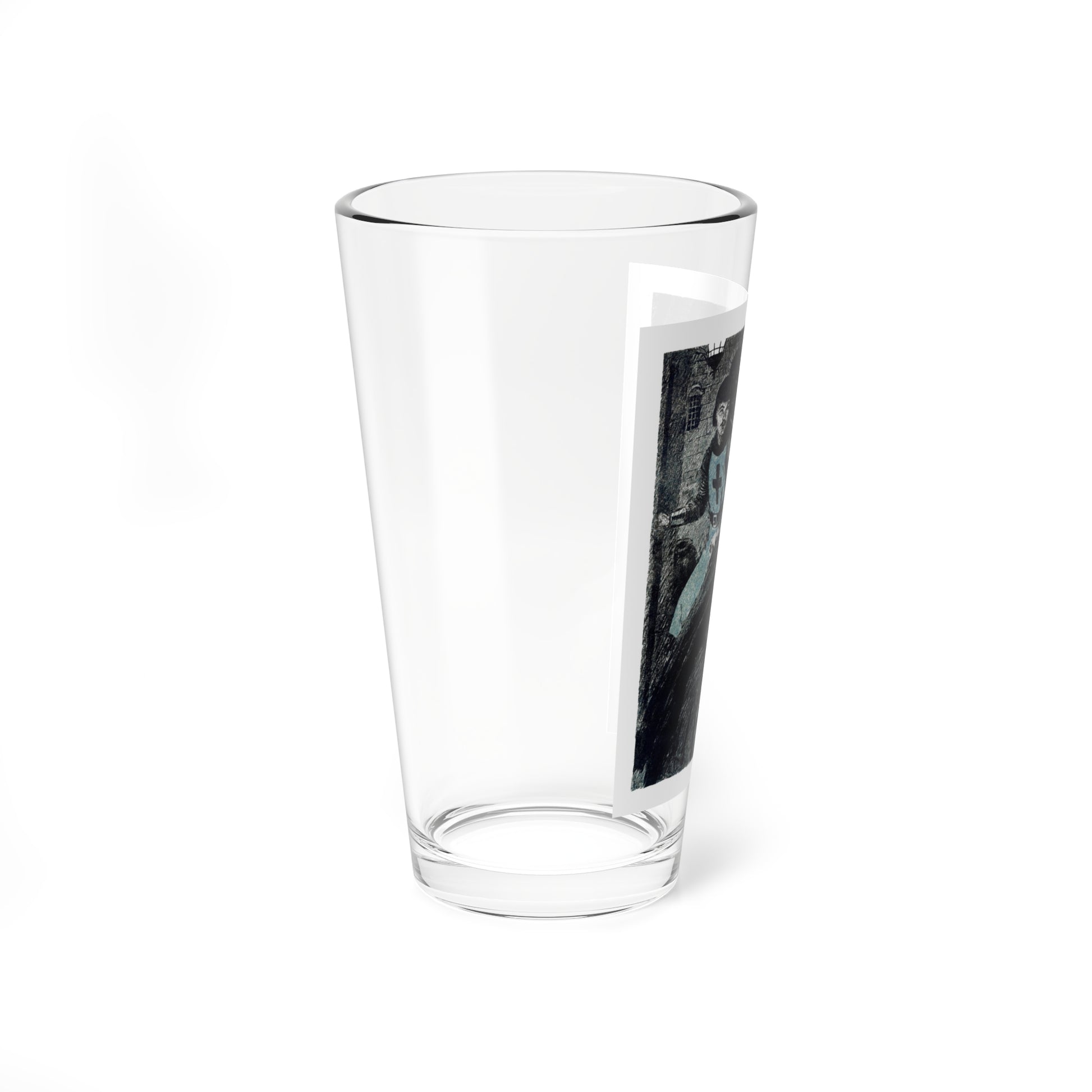 Leopards Are for England (2), Blue Book Magazine, March 1947 - Pint Glass 16oz-Go Mug Yourself