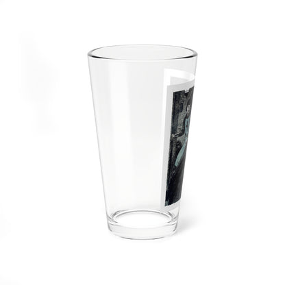 Leopards Are for England (2), Blue Book Magazine, March 1947 - Pint Glass 16oz-Go Mug Yourself