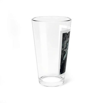 Leopards Are for England (2), Blue Book Magazine, March 1947 - Pint Glass 16oz - Go Mug Yourself