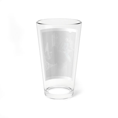 Leopards Are for England (2), Blue Book Magazine, March 1947 - Pint Glass 16oz-Go Mug Yourself