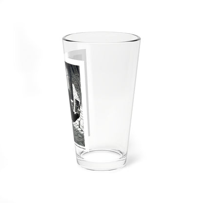 Leopards Are for England (2), Blue Book Magazine, March 1947 - Pint Glass 16oz-Go Mug Yourself