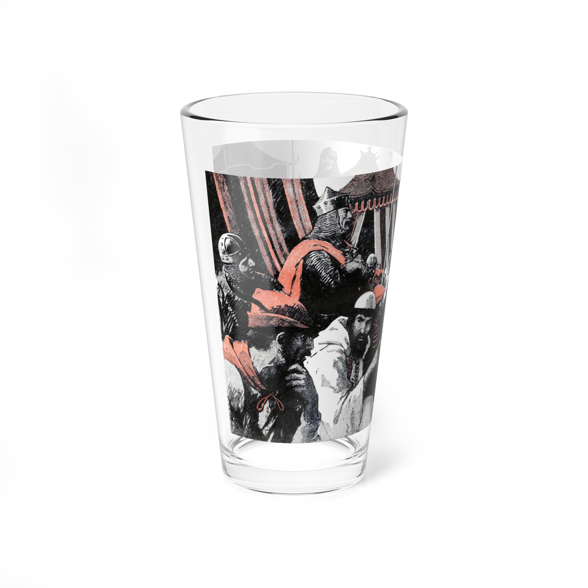 Leopards Are for England (3), Blue Book Magazine, March 1947 - Pint Glass 16oz-Go Mug Yourself