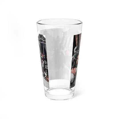 Leopards Are for England (3), Blue Book Magazine, March 1947 - Pint Glass 16oz - Go Mug Yourself