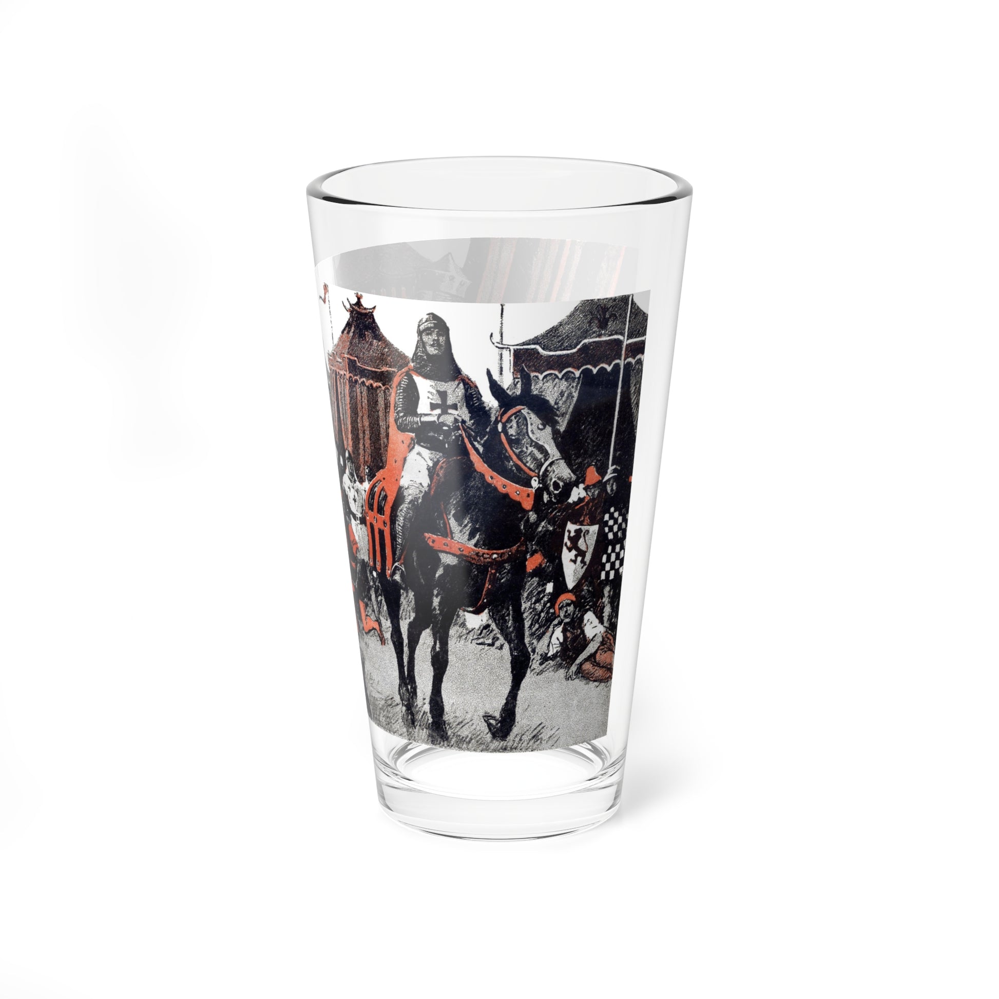 Leopards Are for England (3), Blue Book Magazine, March 1947 - Pint Glass 16oz-Go Mug Yourself
